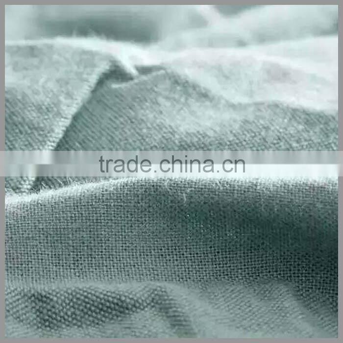 Seersucker Cotton Strip Ruffle Duvet Cover/ Natural seersucker cotton strip ruffle duvet cover/fitted sheet