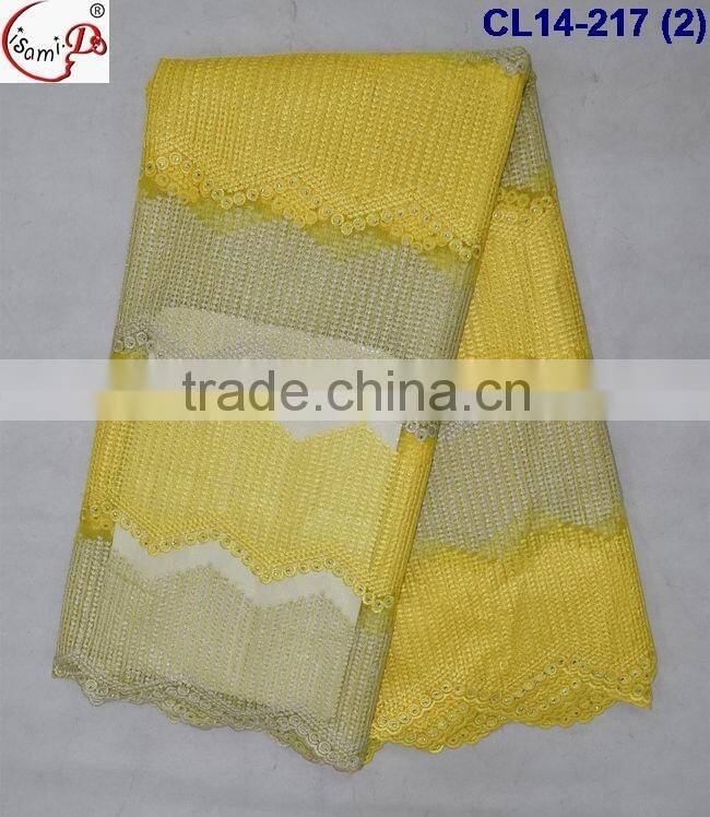 CL14-217 Fahioable embroidery tulle lace fabric 2016 french lace fabric for dressing