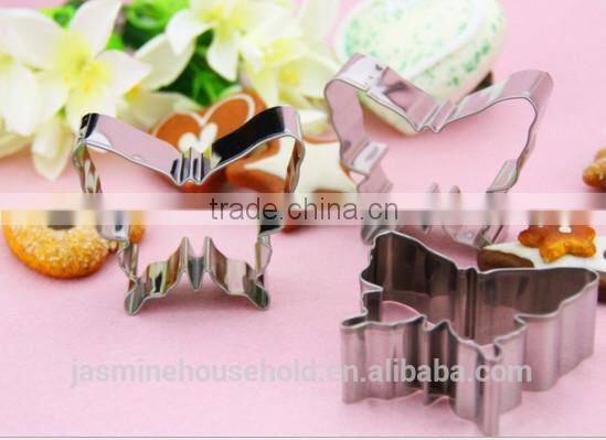 2015 Popular DIY Creative design Animal Shaped Stainless steel cookie cutters for Cakes and Bisciuts