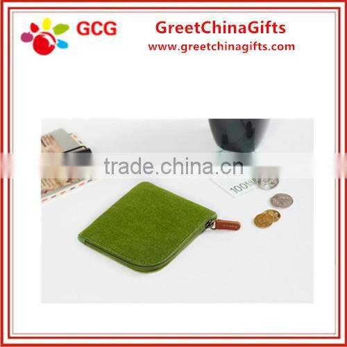 Recycling reusable small hand felt bag for women