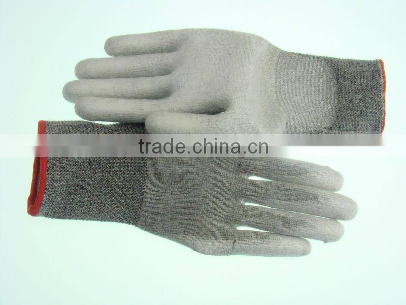 BAMBOO fiber latex coated palm garden Gloves