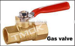 gas safety valve with forged nipple cw 617n high pressure and high quality NPT thread brass gas valve