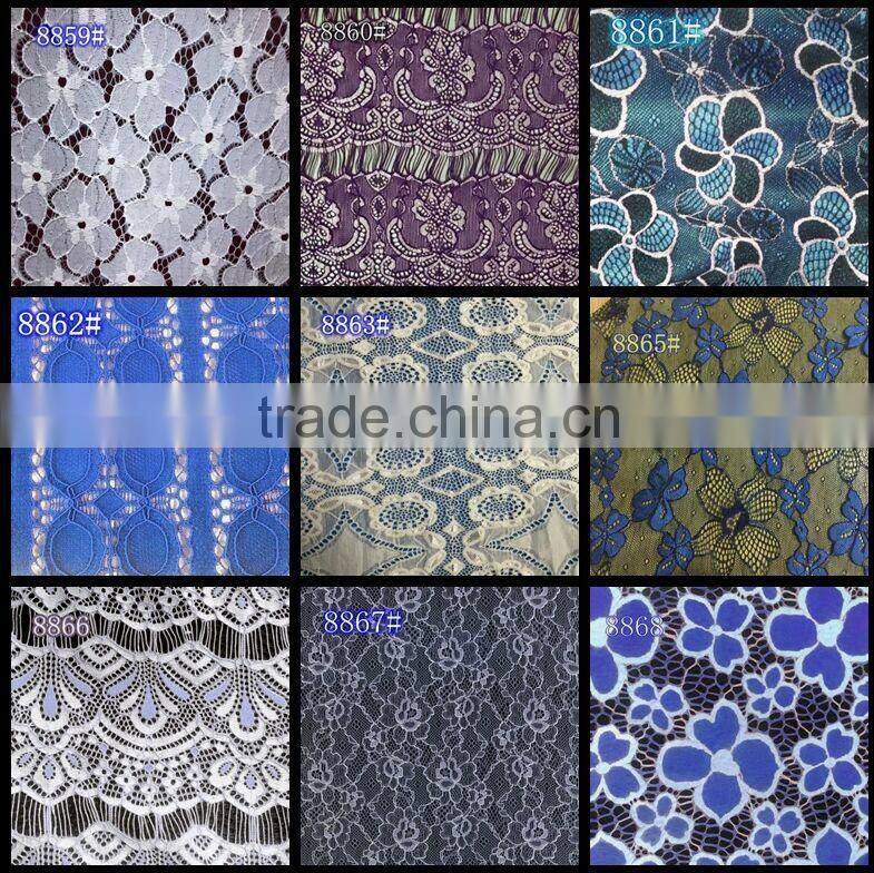 double color lace from china lace factory 8865