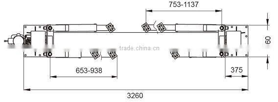 manual one side release car lift