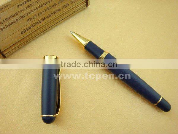 elegant leather wrapped roller pen for promotion L001r