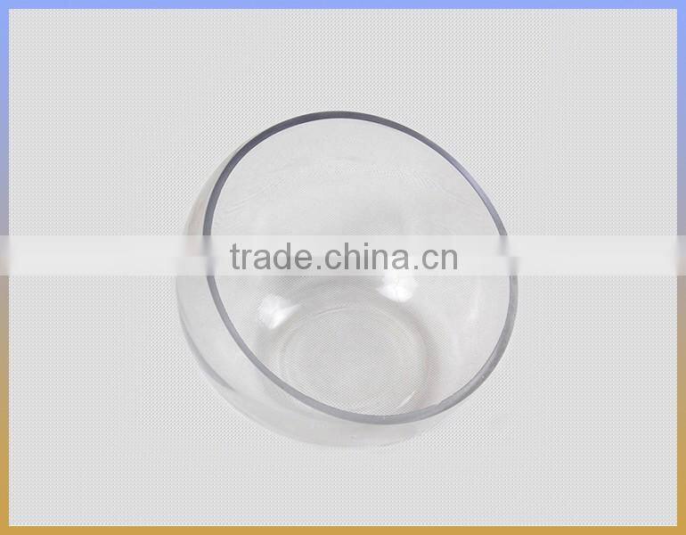 wholesale cheap good quality large glass fish bowl, round glass fish bowl fish shaped