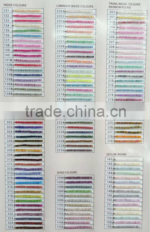 Wholesale Hot Sale Many Colors Indian Seed Beads For Making Jewelry GSB-2RIC04