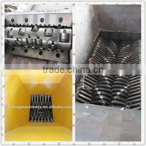 New design pvc pipe / plastic / rubber / tyre cutting shredder machine