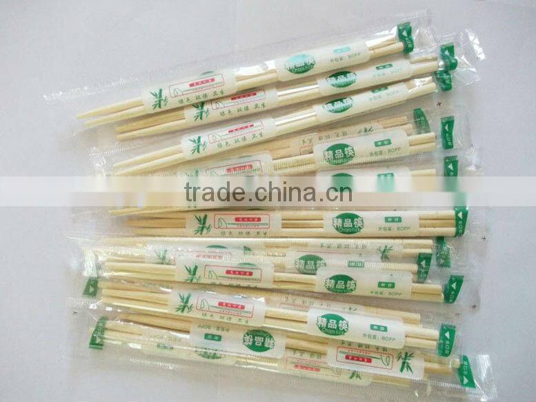 OPP bag packed Bamboo Round Chopsticks,food grade chopstick,chopsticks in bag,airtight packing bags for chopsticks