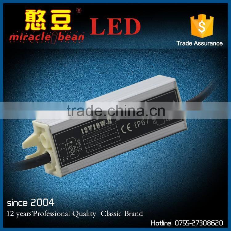 short circuit IP67 waterproof outdoor using for led light string 10W transformer