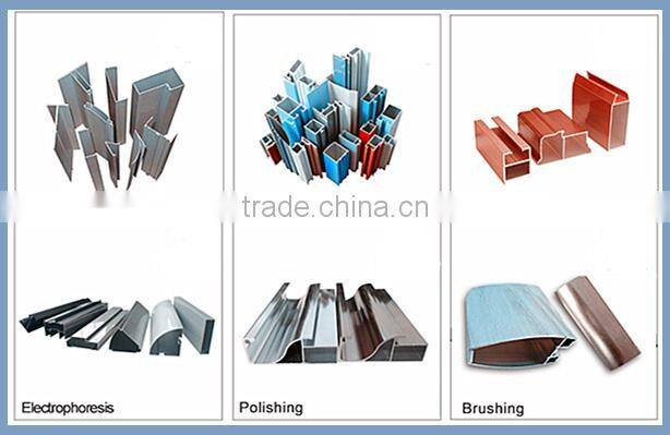 Polished T-slot square shape profile customized size extruded aluminium 6063 t5 extrusion alloy profile