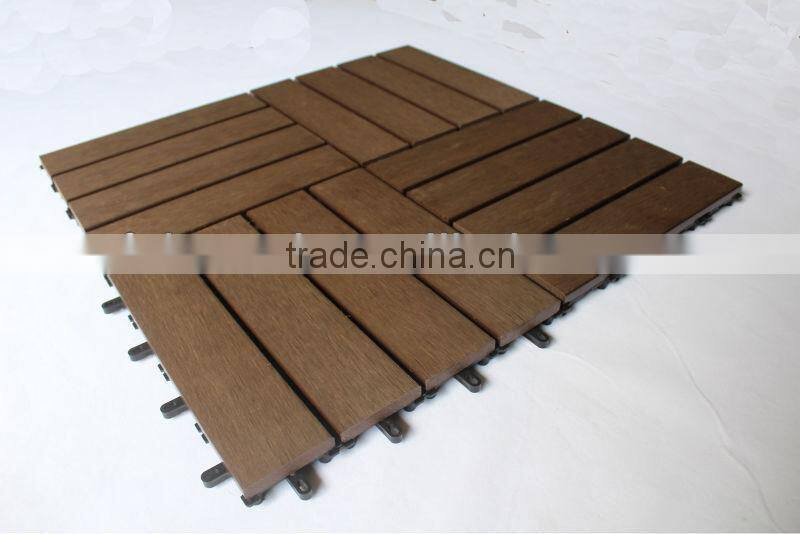 Sanding Surface Treatment and like wood plastics composites WPC Interlocking flooring
