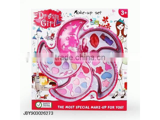 Plastic cosmetic toy set for girl make up set EN71