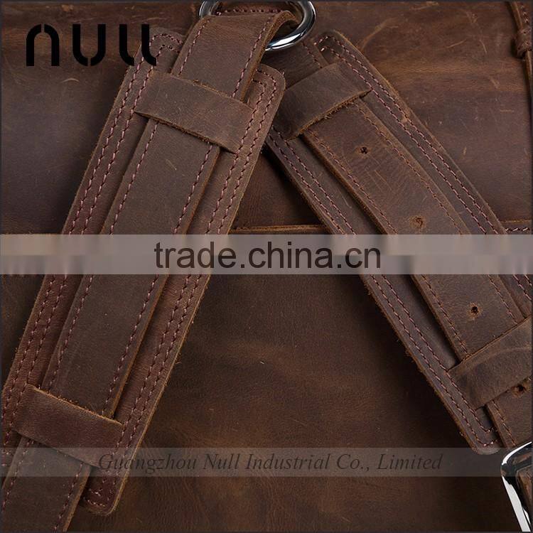 mens genuine leather messenger bag briefcase