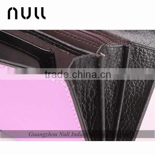 Genuine leather travel ladies clutches handmade wholesale cell phone wallet