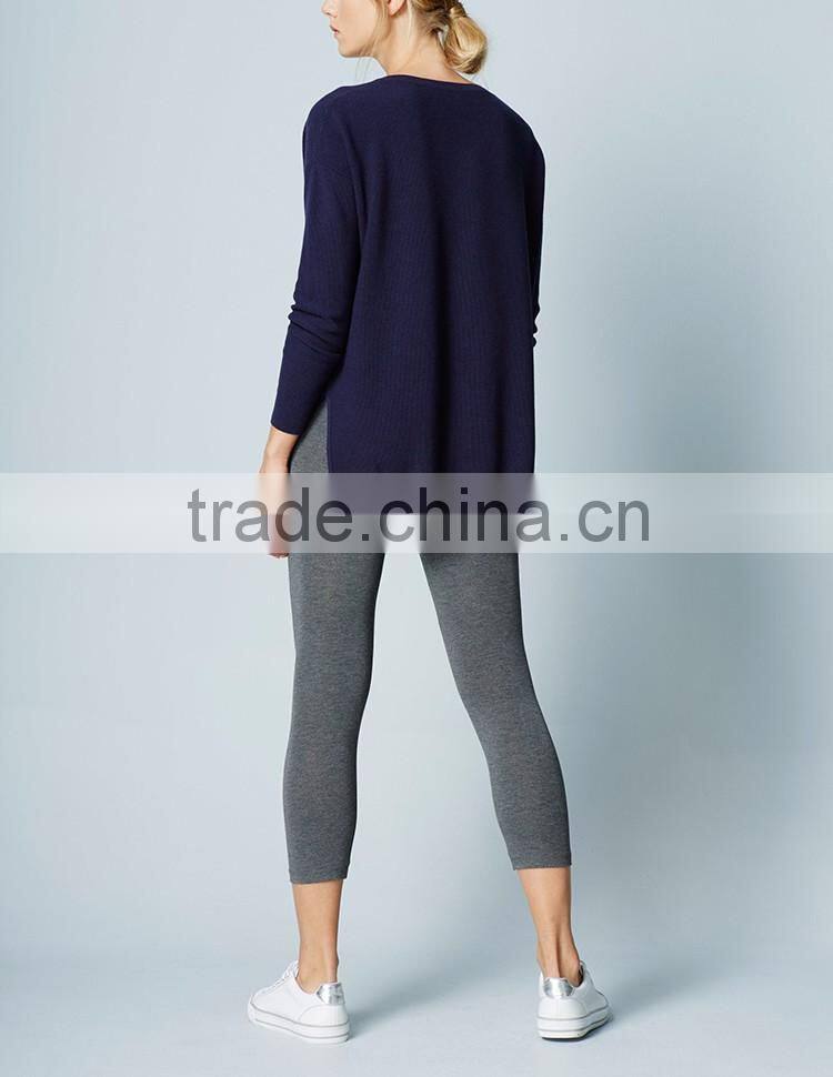 SHANGYI fashion custom slim women plain casual leggings