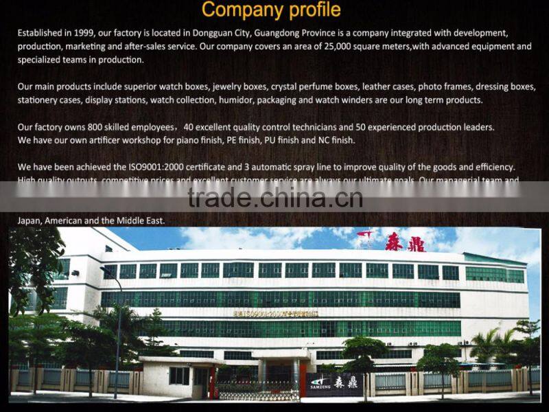 New Luxury Wooden Jewellery Wrist Watch Box Display Gift Box