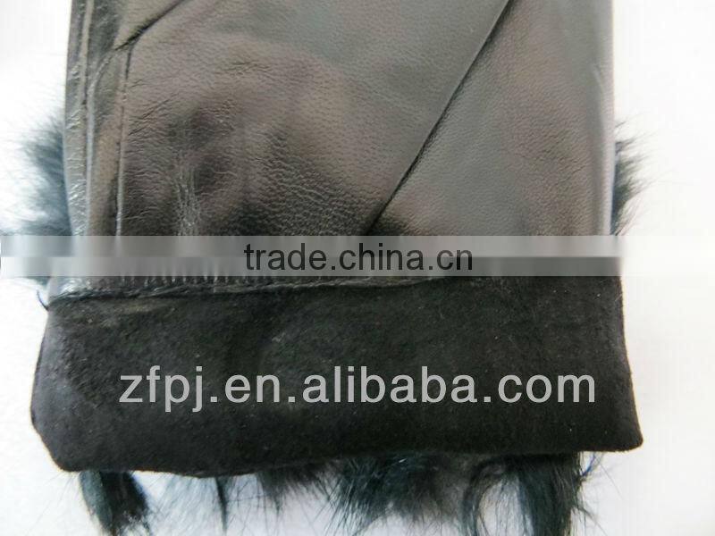 2013 styles ladies leather short glove