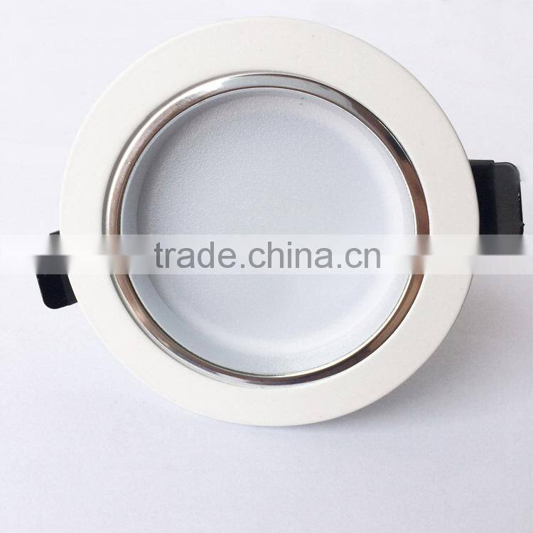 Acrylic cover wide angle 5w indoor ceiling light LED downlights