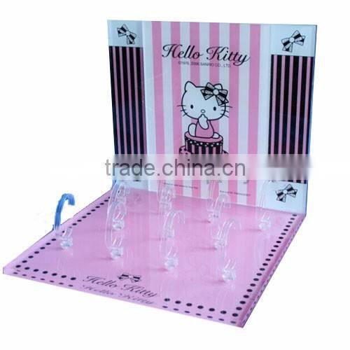 handmade excellent black acrylic watch display stand/wrist watch display stand shenzhen factory