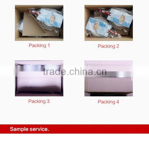 Pressed aluminum white ceramic casseroles with spiral bottom