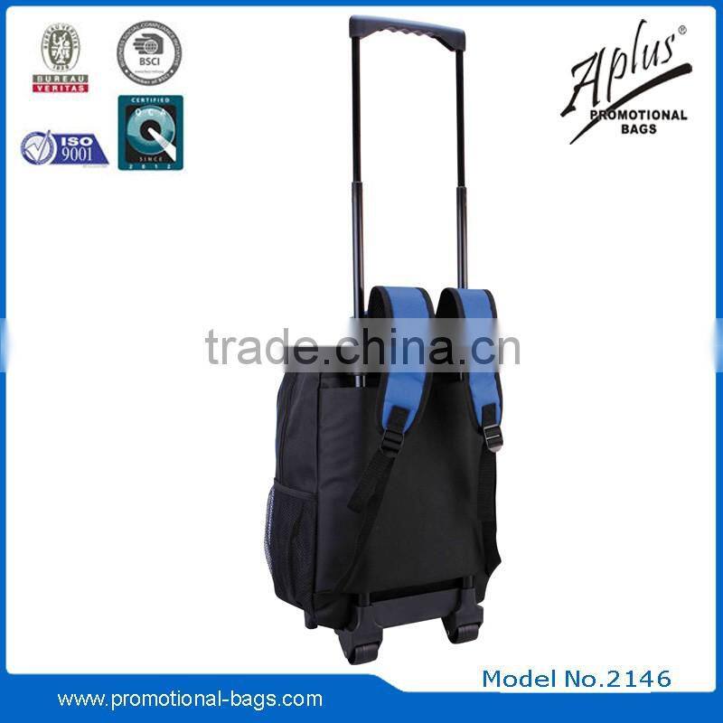 Wholesale cheap trolley backpack with wheels