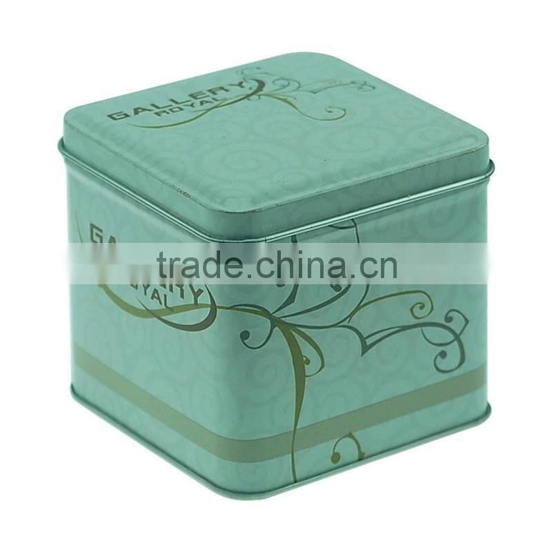 Square tin box for accessory storage& Beautiful Gift tin box