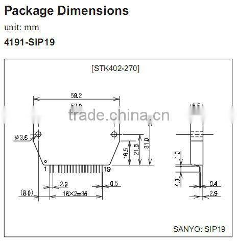 Original electronic components STK402-920