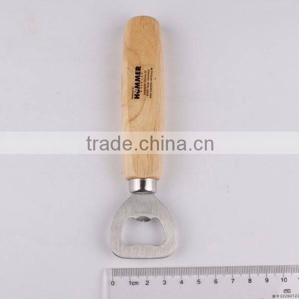 Long Handle Custom Logo Wooden Opener for Promotion