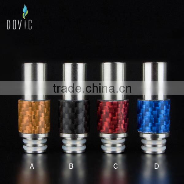 New design colorful carbon fiber drip tip e-cigarette drip tip large in stock