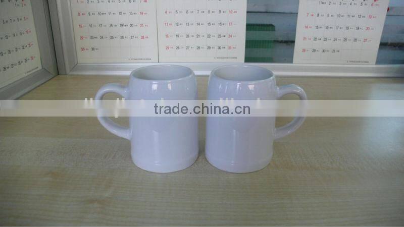 Sublimation Coated Ceramic Beer Mug