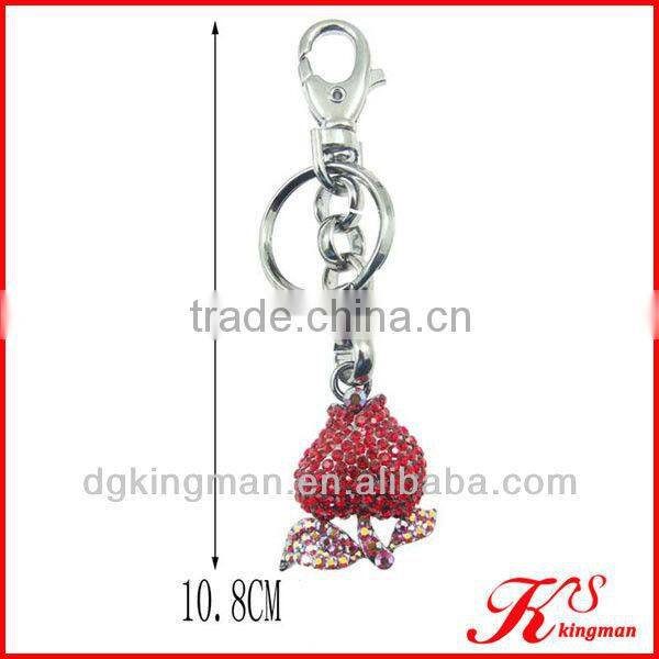 Bottom price unique blank spinning key chain