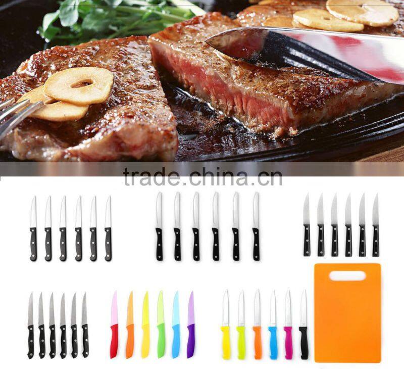 4PCS Clam Shell Package POM Serrated Steak Knife Set