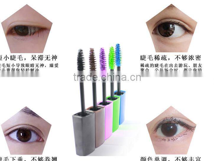 2015 New fashion colorul fiber lash mascara wholesale colorful fiber lash mascara unique colorful fiber lash mascara