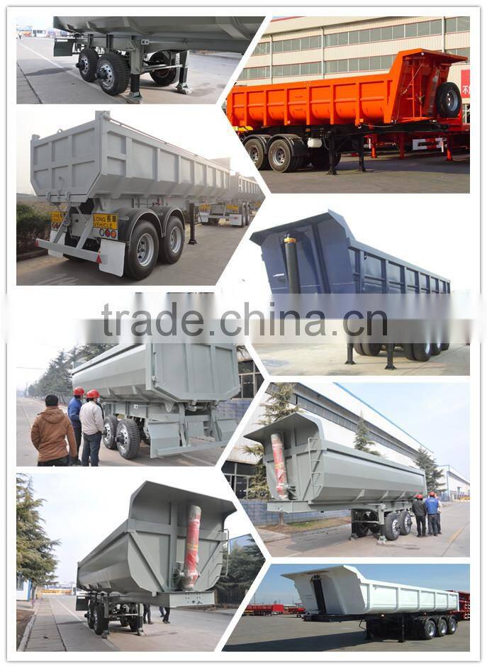 CIMC Factory Price Hydraulic Tipping Trailer, Hydraulic Lifting Trailer, Used Hydraulic Trailer