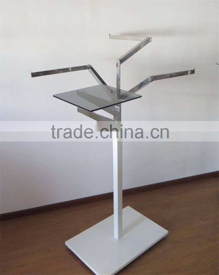 Floor Standing 4 Way Tree Shaped Baby Shop Garment Display Rack