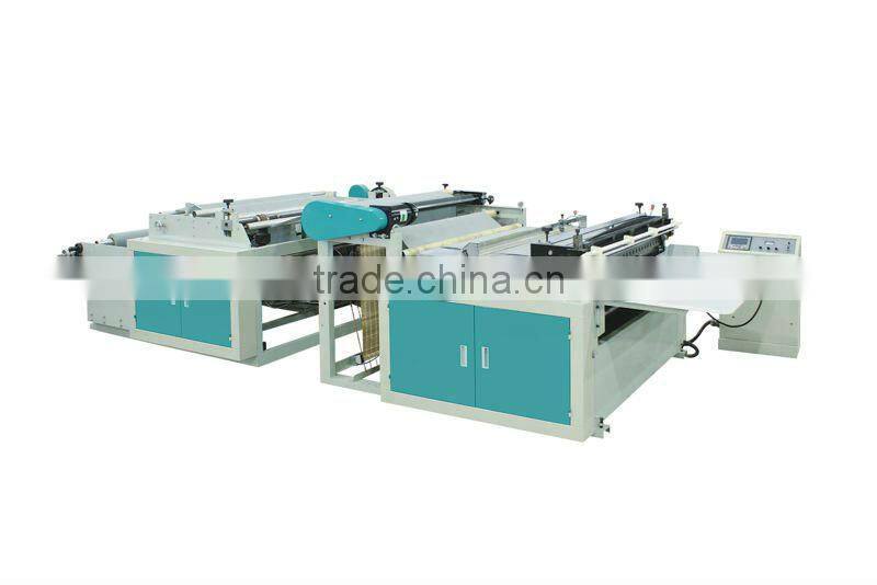 Hot!! Auto bag cutting and sewing machine