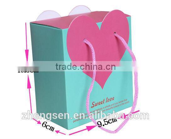2014 creative joyful handbag / candy box of paper board