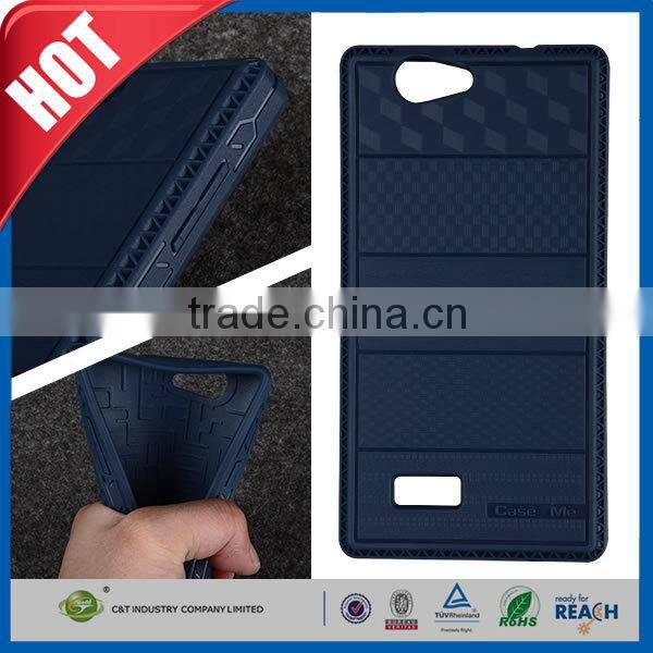 C&T Flexible TPU High Impact Soft Back Cover for Zte Blade X9