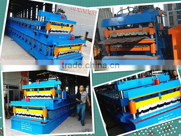 Trapezoidal Profile Roofing Sheet Metal Cold Roll Forming Machine,Roof Tile Roll Former