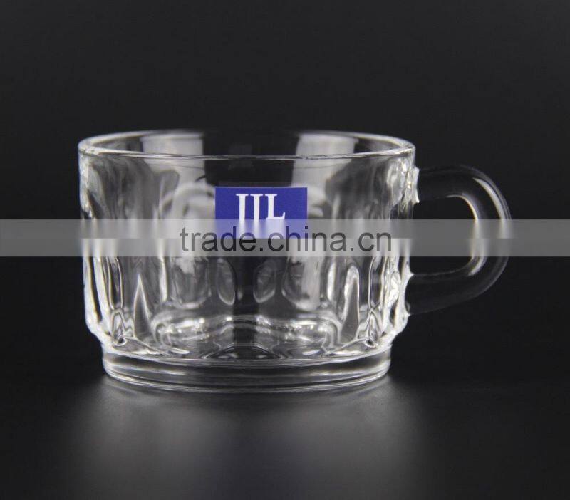 JJL CRYSTAL MUG JJL-2406 WATER TUMBLER MILK TEA COFFEE CUP DRINKING GLASS JUICE HIGH QUALITY