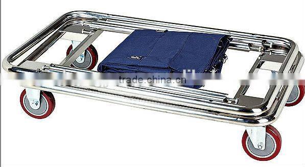 Stainless Steel Hotel Housekeeping Equipment/Hospital Cleaning Laundry Linen Cart