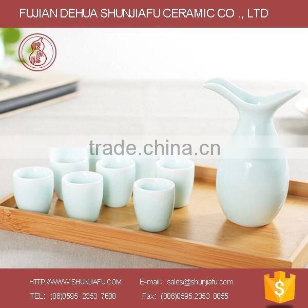 Solid Color Ceramic Wine Set