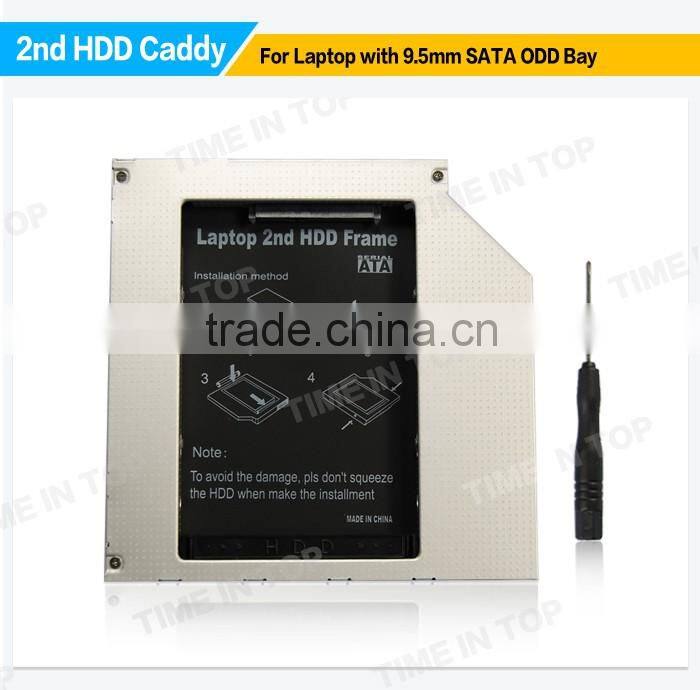 SATA 2nd HDD Caddy Tray for Laptop, Model: TITH4A