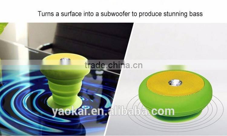 2016 Smart Bluetooth Speaker Wireless Mushroom Mini Speaker Waterproof 3D stereo surround Bluetooth Speaker