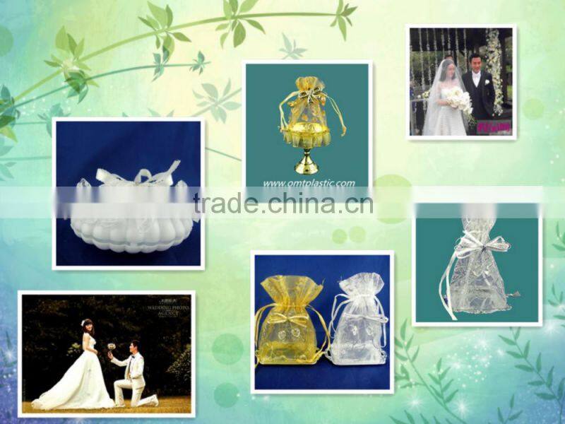 Alibaba saundan organza candy bag for wedding decoration