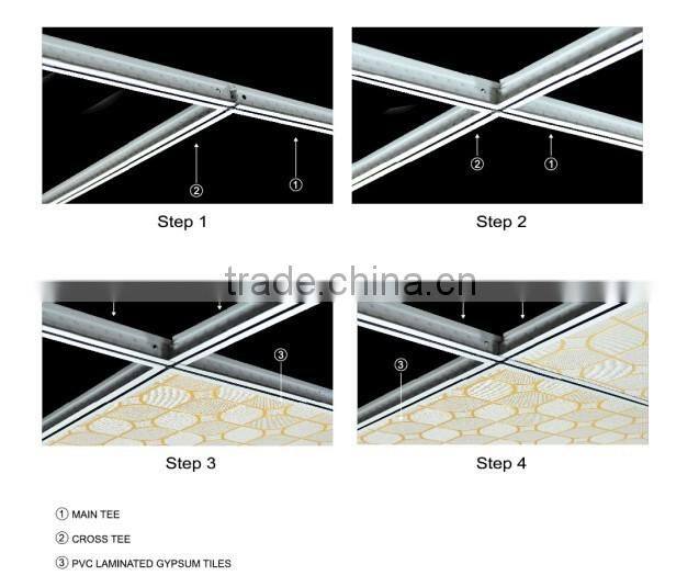 galvanized ceiling grids (Royal-3 lock)