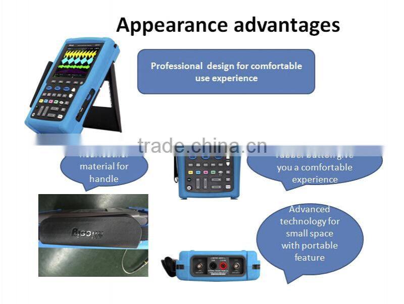 Micsig digital handheld oscilloscopes MS520 200MHz isolated channel USB storage multimeter