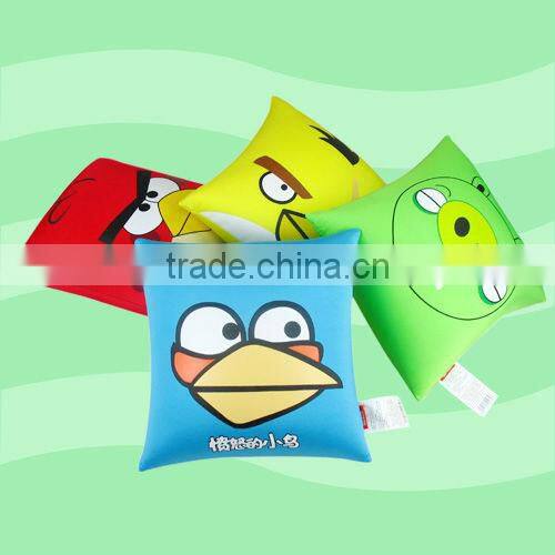 colorful polystyrene beads cushion