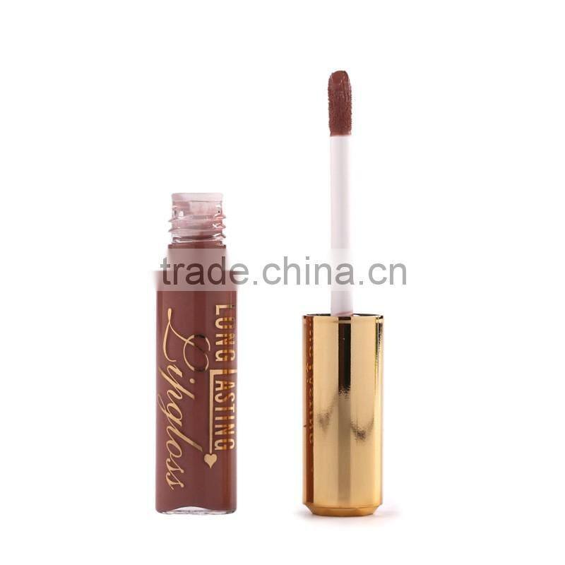 Menow waterproof lip gloss + lip oil 2 in 1 long lasting mooth liquid matte lipstick
